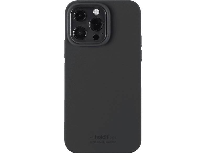 HOLDIT Silicone Case, Backcover, Apple, iPhone 13 Pro, Black von HOLDIT