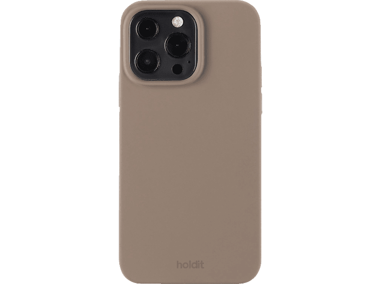 HOLDIT Silicone Case, Backcover, Apple, iPhone 13 Pro, Mocha Brown von HOLDIT