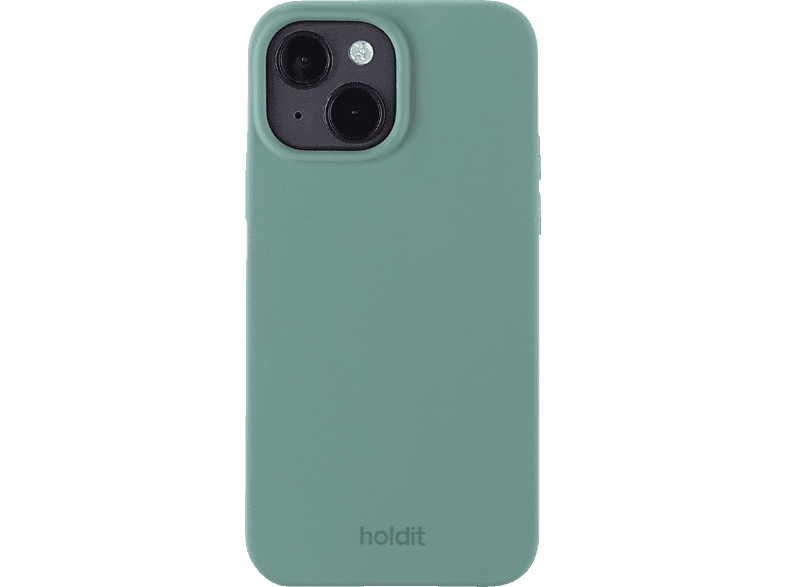 HOLDIT Silicone Case, Backcover, Apple, iPhone 14/13, Moss Green von HOLDIT