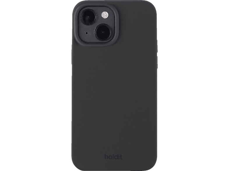 HOLDIT Silicone Case, Backcover, Apple, iPhone 14/13 BLACK, Black von HOLDIT