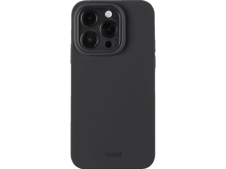 HOLDIT Silicone Case, Backcover, Apple, iPhone 14 Pro, Black von HOLDIT