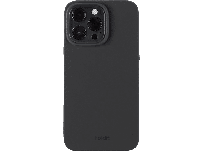 HOLDIT Silicone Case, Backcover, Apple, iPhone 14 Pro Max, Black von HOLDIT