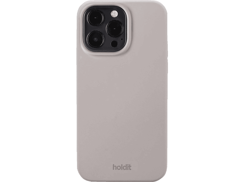 HOLDIT Silicone Case, Backcover, Apple, iPhone 14 Pro Max, Taupe von HOLDIT