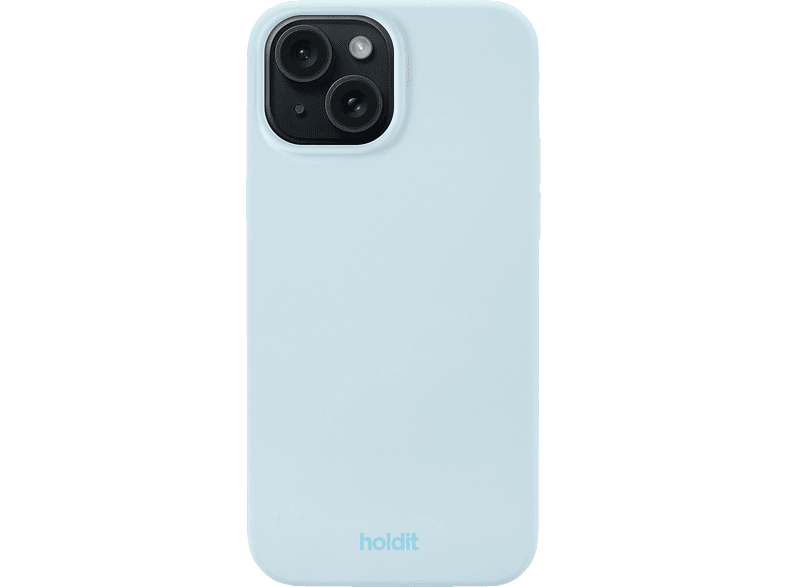HOLDIT Silicone Case, Backcover, Apple, iPhone 15, Mineral Blue von HOLDIT