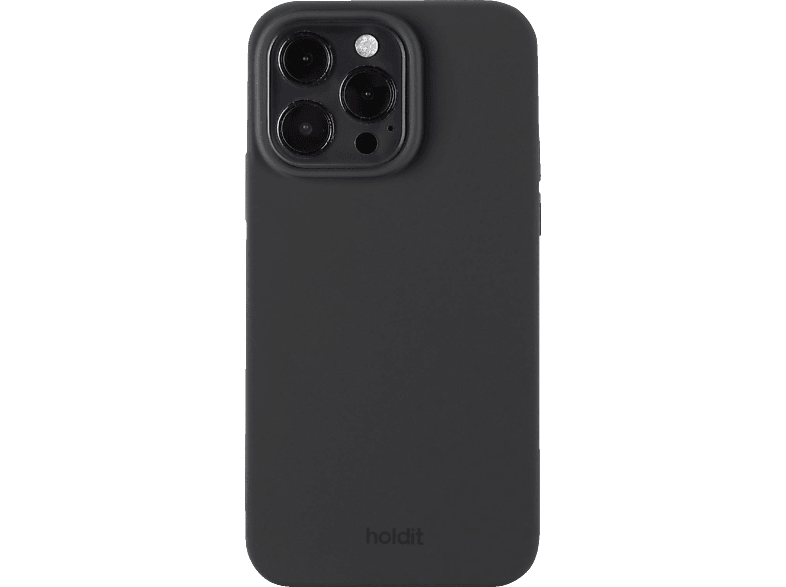 HOLDIT Silicone Case, Backcover, Apple, iPhone 15 Pro, Black von HOLDIT