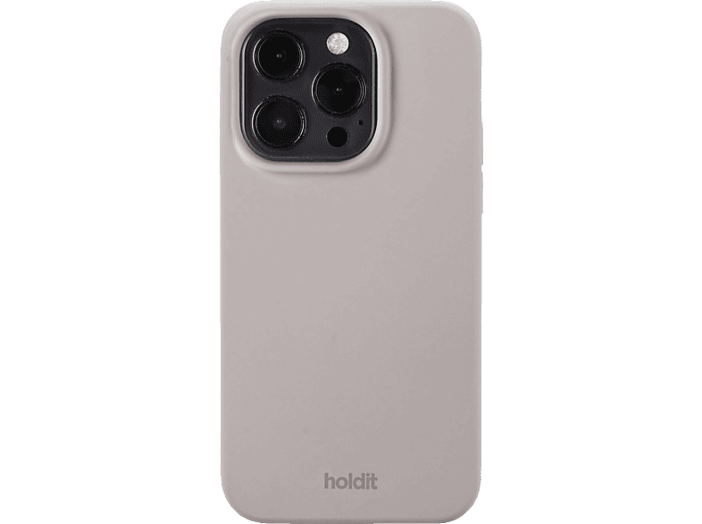 HOLDIT Silikon Case, Backcover, Apple, iPhone 14 Pro, Taupe von HOLDIT