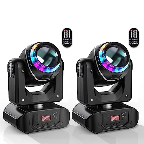 100W Moving Head LED mit Fernbedienung 18 Prismen/10 Muster Bühnenlicht Strahleffekt Hohe Helligkeit Leistungsstarker Scheinwerfer Partylicht für Disco Live Show Bar Bühnentechnik 2pcs 100W Moving Head LED mit Fernbedienung 18 Prismen/10 Muster Bühnenlicht Strahleffekt Hohe Helligkeit Leistungsstarker Scheinwerfer Partylicht für Disco Live Show Bar Bühnentechnik 2pcs von HOLDLAMP