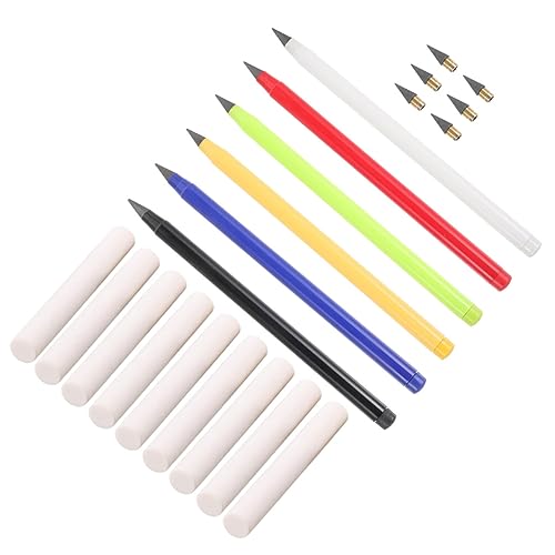 HOLIDYOYO 1Satz Bleistift Mit Radiergummi Tintenlos Tragbar Unendliches Schreiben Ersatzminen Radiergummis Für Studenten Und Künstler von HOLIDYOYO