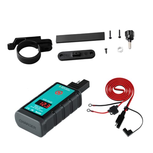 HOLIDYOYO 1Satz USB Ladegerät mit C SAE Plug Schnelles Laden für Smartphones Dc mit Knopfschalter und Ot Kabel Sicher und Praktisch für Motorradreisen HOLIDYOYO 1Satz USB Ladegerät mit C SAE Plug Schnelles Laden für Smartphones Dc mit Knopfschalter und Ot Kabel Sicher und Praktisch für Motorradreisen von HOLIDYOYO