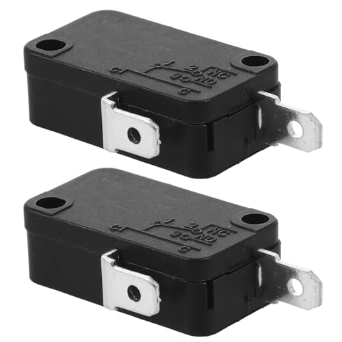 HOLIDYOYO 2 Stück Mikrowellen-Türschalter-Ersatz 6 A 250 V Kompatibel Mit Den Meisten Mikrowellenherden Reiskocher-Zubehör HOLIDYOYO 2 Stück Mikrowellen-Türschalter-Ersatz 6 A 250 V Kompatibel Mit Den Meisten Mikrowellenherden Reiskocher-Zubehör von HOLIDYOYO