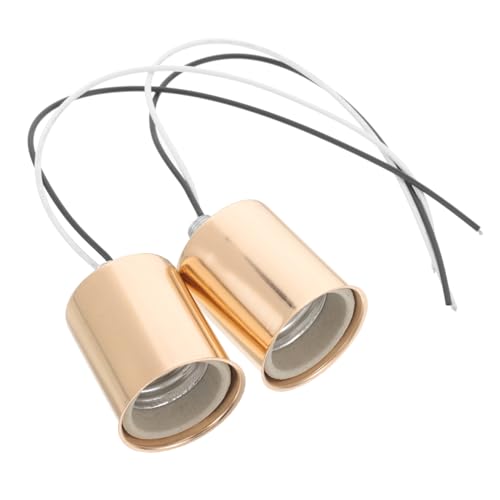 HOLIDYOYO 2Stücke Deckenlampen Halterung Ersatzfassung für Hängelampen Stabil und Langlebig für Wohnzimmer Büro und Lampenhalter für Vielseitige Anwendungen von HOLIDYOYO