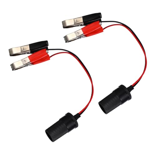 HOLIDYOYO 2Stücke Kfz Verlängerungskabel Mit Zigarettenanzünder Adapter Hohe Leitfähigkeit Für Sichere Nutzung Kompatibel Mit Verschiedenen Autobatterien Für Fahrzeuge HOLIDYOYO 2Stücke Kfz Verlängerungskabel Mit Zigarettenanzünder Adapter Hohe Leitfähigkeit Für Sichere Nutzung Kompatibel Mit Verschiedenen Autobatterien Für Fahrzeuge von HOLIDYOYO