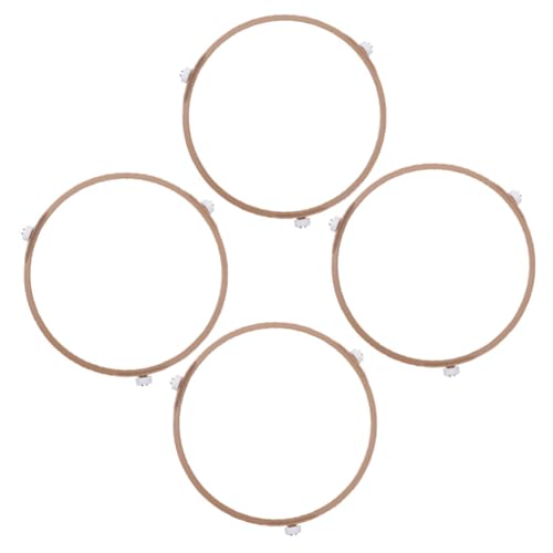 HOLIDYOYO Mikrowellen-tablett-unterstützung Glas-drehteller-ständer Roller Unverzichtbares Ofen-zubehör-set von HOLIDYOYO