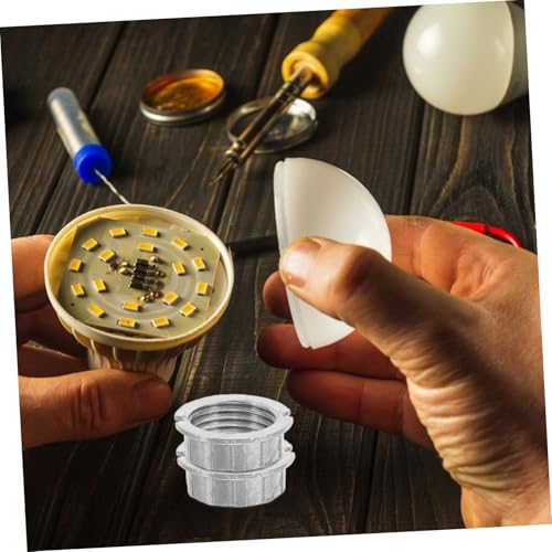 HOLIDYOYO 6Stücke Lampenschirm Ringadapter für Lichtverteilung für Lampenfassungen für Tischlampen Stehlampen und DIY Projekte Silberfarben HOLIDYOYO 6Stücke Lampenschirm Ringadapter für Lichtverteilung für Lampenfassungen für Tischlampen Stehlampen und DIY Projekte Silberfarben von HOLIDYOYO