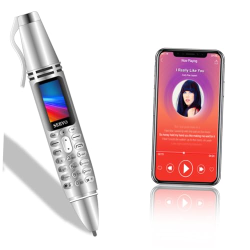 HOLIDYOYO Mini Dialer Stiftform Tragbar Multifunktions Design mit Sprachaufnahme Radio LED Taschenlampe für Anrufe Nachrichten Kompatibel mit SIM Karten HOLIDYOYO Mini Dialer Stiftform Tragbar Multifunktions Design mit Sprachaufnahme Radio LED Taschenlampe für Anrufe Nachrichten Kompatibel mit SIM Karten von HOLIDYOYO