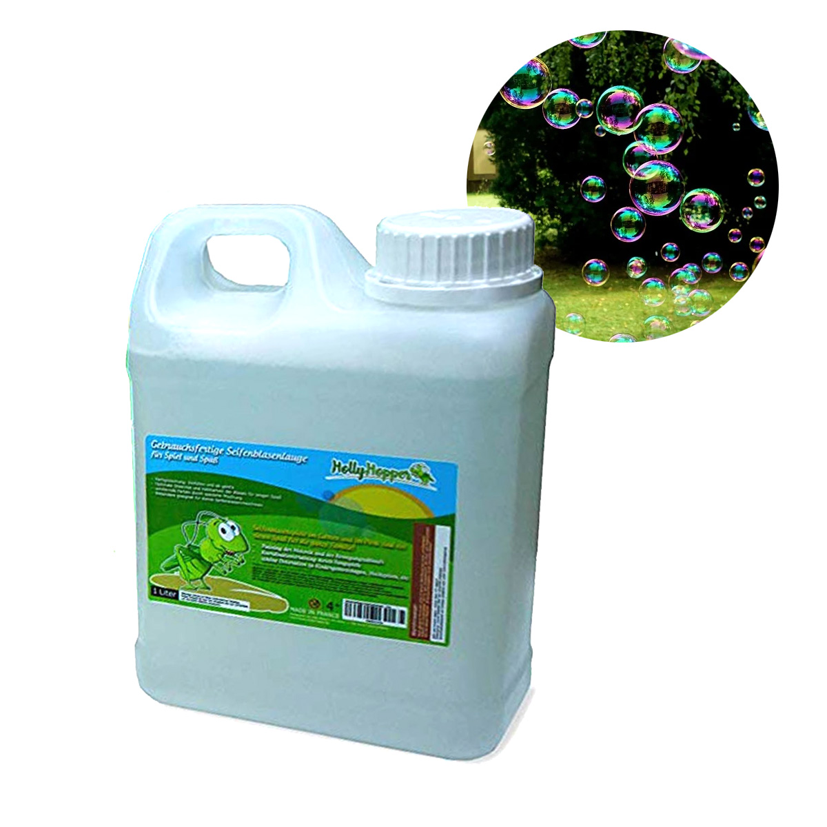 Seifenblasenlauge 1 Liter - Qualitätsfluid für beste Ergebnisse von HOLLYHOPPER