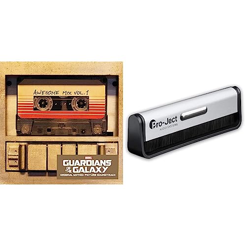 Guardians of the Galaxy: Awesome Mix Vol.1 [Vinyl LP] & Pro-Ject Kohlefaser-Reinigungsbürste Brush it für Schallplatten von HOLLYWOOD REC
