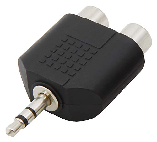 HOLLYWOOD the Starsound - Audio-Adapter Cinch auf Klinke | 2X Cinchbuchse -> 3,5 mm Klinkenstecker, Stereo von HOLLYWOOD the Starsound