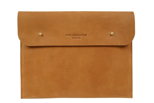 HOLZRICHTER Berlin iPad Sleeve No 3-4 (M) Camel - iPad-Tasche, Tablet-Hülle, Schutzhülle handgefertigt aus Premium-Leder von HOLZRICHTER Berlin