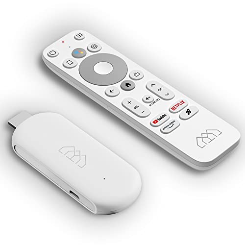 Zertifizierter AndroidTV FullHD HOMATICS Stick HD IPTV Stick mit HDMI Anschluss, Dual WiFi, Bluetooth 5.0, Google PlayStore, Netflix, YouTube & Prime Video vorinstalliert von Homatics