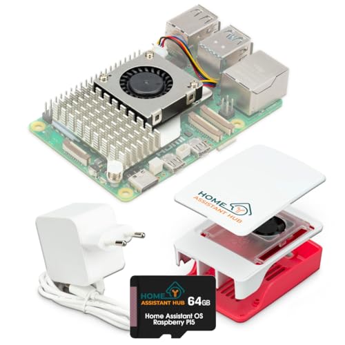 HomeAssistantHub Home Assistant Server auf Raspberry PI 5 8GB RAM 64GB MicroSD aktive Kühlung HomeAssistantHub Home Assistant Server auf Raspberry PI 5 8GB RAM 64GB MicroSD aktive Kühlung von HOME ASSISTANT HUB