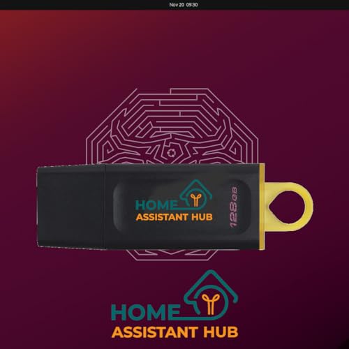 Linux Ubuntu 24.04 LTS auf USB 3.2 Gen 1-128 GB Live-CD Boot und Install-Medium ca 105GB zu freien Benutzung von HOME ASSISTANT HUB