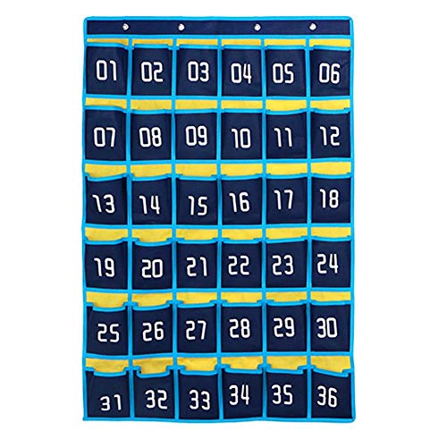 36 Nummerierte Diagramm Handy HäNgen Aufbewahrungs Tasche HäNgen Organizer für Klassen Handy Rechner Inhaber von HOMEDEK