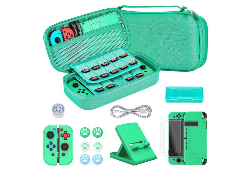 HOMELIVE Nintendo-Schutzhülle Switch Zubehör Bundle, 16 in 1 Switch-Zubehör-Set von HOMELIVE