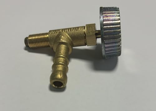 1 LPG-Wasserhahn für Herde, Brenner, Gasgrill, LPG komplett mit Messingdüse (Made in Italy) von HOMELY