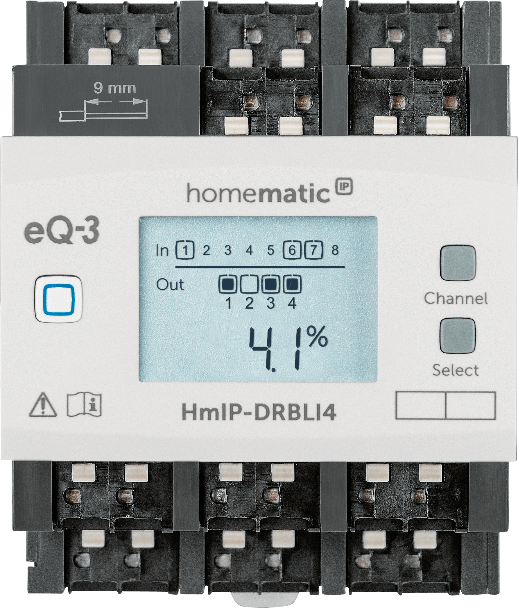 HMIP DRBLI4 - Jalousieaktor für Hutschienenmontage - 4-fach von HOMEMATIC IP