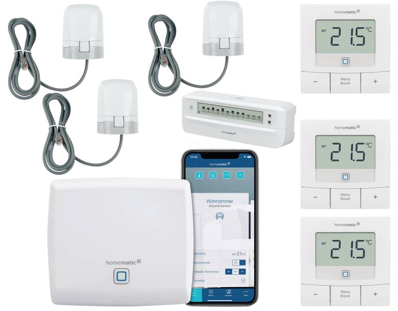 HMIP FALMOT-SET - Fußbodenheizung Set für 3 Räume von HOMEMATIC IP
