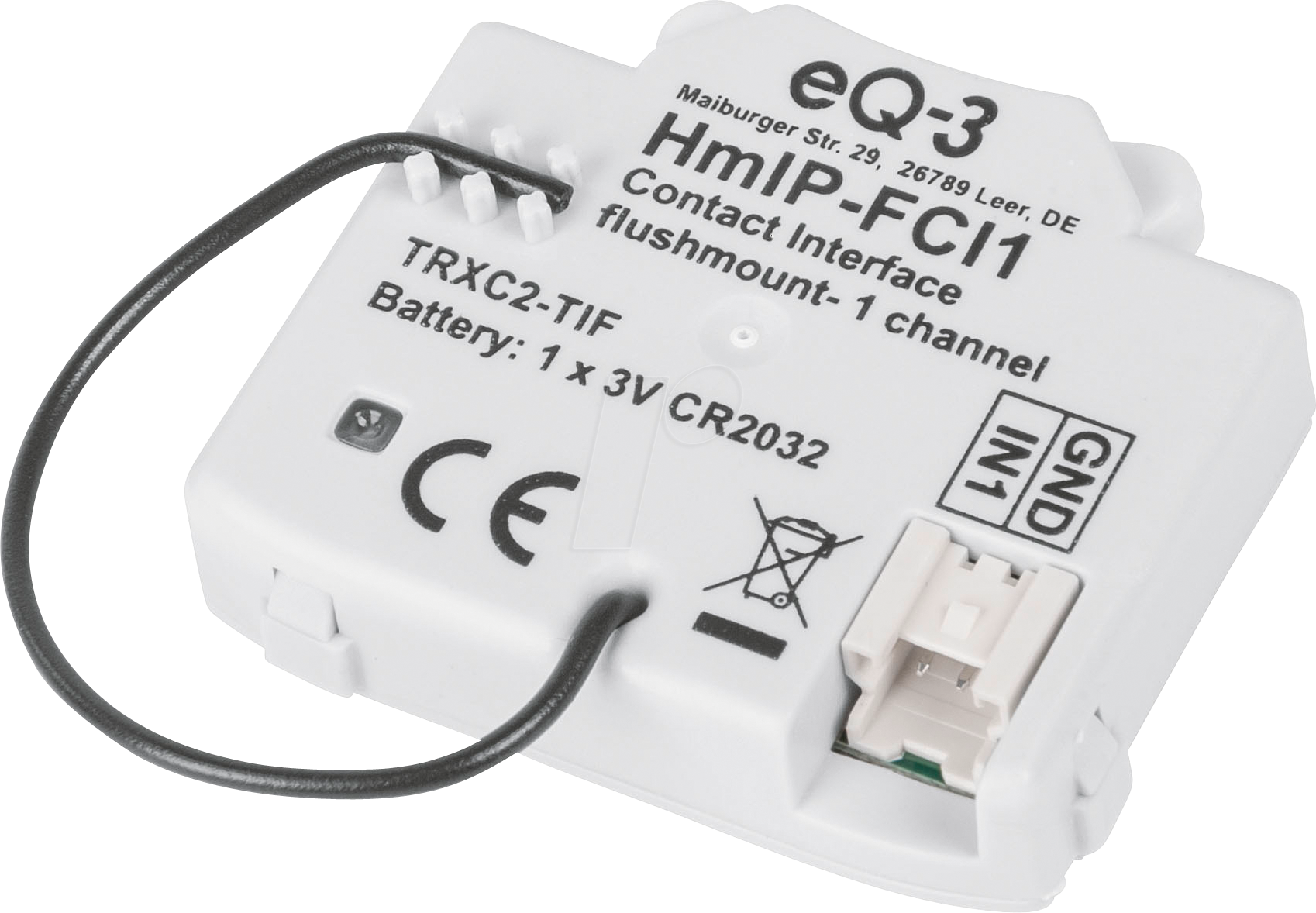 HMIP FCI1 - Kontakt-Schnittstelle Unterputz - 1-fach von HOMEMATIC IP