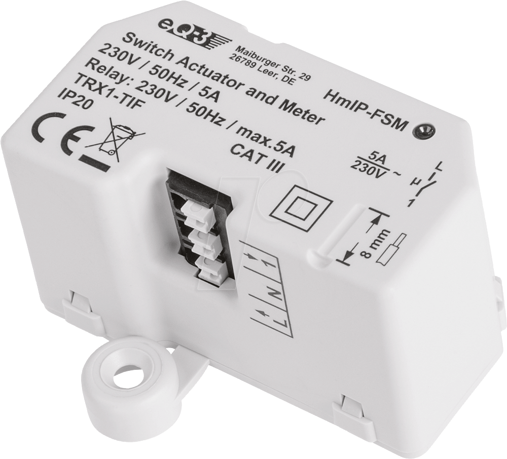 HMIP FSM - Schalt-Mess-Aktor - Unterputz HMIP FSM - Schalt-Mess-Aktor - Unterputz von HOMEMATIC IP