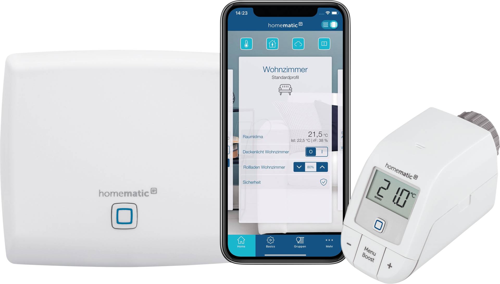 HMIP HAP-ETRV-B - Access Point + Heizkörperthermostat - basic von HOMEMATIC IP