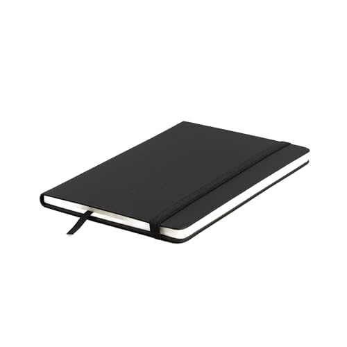 HOMLA Notizbuch Klassik mit Gummiband, Schwarz, Kunststoff & Papier, 40/60% HOMLA Notizbuch Klassik mit Gummiband, Schwarz, Kunststoff & Papier, 40/60% von HOMLA