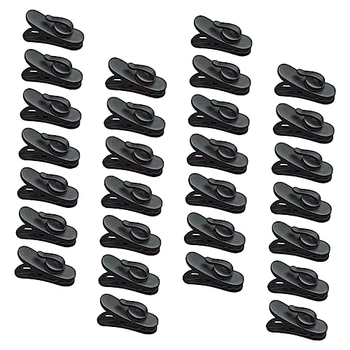 HOMOBABE 100Stücke Kopfhörer Kabelclips Kordelhalter für Tragbar Kompatibel mit Handy Headsets Kopfhörern Schwarz HOMOBABE 100Stücke Kopfhörer Kabelclips Kordelhalter für Tragbar Kompatibel mit Handy Headsets Kopfhörern Schwarz von HOMOBABE