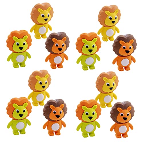 HOMOBABE 12Stücke Teiliges Bunter Radiergummis für Kreative Tierdesigns Kompakte Bleistiftgummis für Schule und Belohnungen im Klassenzimmer Langlebig und Sicher HOMOBABE 12Stücke Teiliges Bunter Radiergummis für Kreative Tierdesigns Kompakte Bleistiftgummis für Schule und Belohnungen im Klassenzimmer Langlebig und Sicher von HOMOBABE