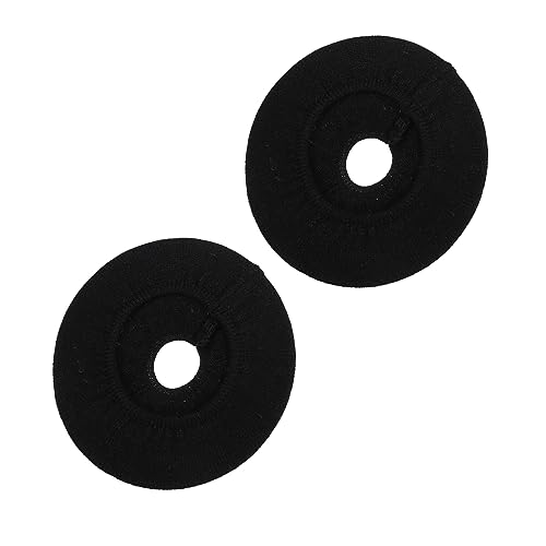 HOMOBABE 1Paar Kopfhörer Schutzüberzüge Schwarze Dehnbare Abdeckungen aus Gestricktem Staubdicht für Nützliches Kopfhörer Zubehör Perfektes von HOMOBABE