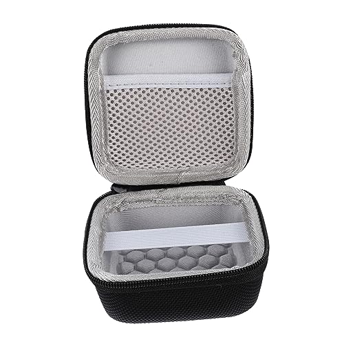 HOMOBABE 1Stück Kabelaufbewahrungsbox mit Haken Drahtloser Kopfhörer Speicherfall Datenkabelkoffer Tragbar für Reisen Outdoor Aktivitäten Schwarz von HOMOBABE