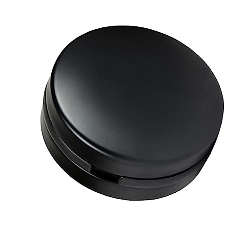 HOMOBABE 1Stück Metall Kopfhörer Aufbewahrungstasche Robuste Schutzhülle für Kopfhörer Stoßfest für Reisen Schwarz Multifunktional für Kabel Ladegeräte von HOMOBABE