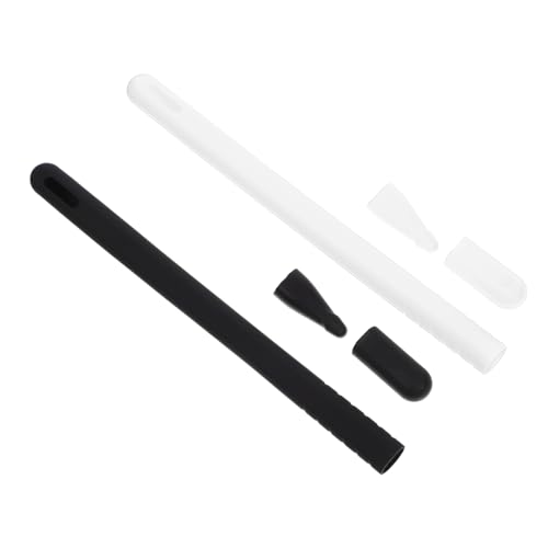 HOMOBABE 2Sätze Stylus Stifthülle aus Silikon für Bleistift Rutschfester Langlebig Teiliges mit Runder Kappe Kompatibel mit Pencil für Tablets HOMOBABE 2Sätze Stylus Stifthülle aus Silikon für Bleistift Rutschfester Langlebig Teiliges mit Runder Kappe Kompatibel mit Pencil für Tablets von HOMOBABE