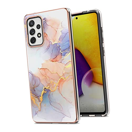 HOMOBABE 4G TPU Handyhülle für Luxuriöses Design mit Goldrand Stoßfest Kratzresistent mit Präzisen Ausschnitten für Optimalen Schutz Einfachen von HOMOBABE