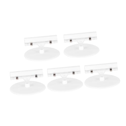 HOMOBABE 5Stücke Clip Halter Werbe Clip für Preisschilder Etikettenständer für Supermärkte Verkaufsstände Transparent Leicht Stabiler Halt für Werbung HOMOBABE 5Stücke Clip Halter Werbe Clip für Preisschilder Etikettenständer für Supermärkte Verkaufsstände Transparent Leicht Stabiler Halt für Werbung von HOMOBABE