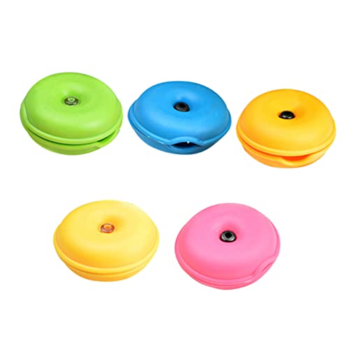 HOMOBABE 5Stücke Kabelaufwickler für Ohrhörer Schutzhülle für USB Kabel Kabelorganizer für Reisen Zuhause Schützt vor Kratzern Schmutz Zufällige von HOMOBABE