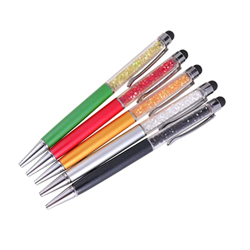 HOMOBABE 5Stücke Teiliges Kapazitiver Stift mit Kristallkopf Universeller Touchscreen Eingabestift für Tablets Smartphones Laptops HOMOBABE 5Stücke Teiliges Kapazitiver Stift mit Kristallkopf Universeller Touchscreen Eingabestift für Tablets Smartphones Laptops von HOMOBABE