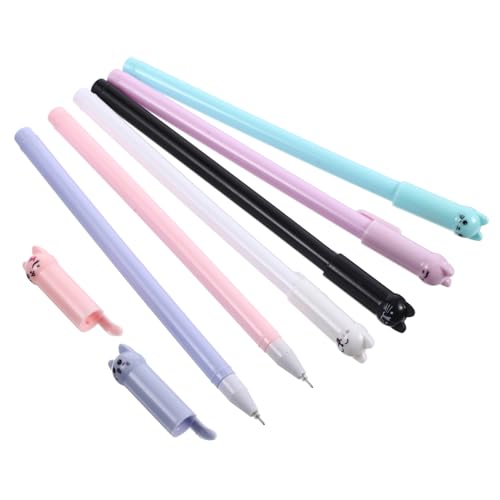 HOMOBABE 6Stücke Katzen Gelstifte Süße Cartoon Schreibstifte Pastellfarben für Schule Büro Zuhause Leicht Tragbar mit Komfortablem Feiner Schreibqualität HOMOBABE 6Stücke Katzen Gelstifte Süße Cartoon Schreibstifte Pastellfarben für Schule Büro Zuhause Leicht Tragbar mit Komfortablem Feiner Schreibqualität von HOMOBABE