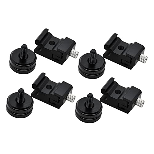 HOMOBABE 8Stücke Stativschraube Adapter Blitzschuh Halterung für DSLR Gewinde Kompatibel mit Stativen Mikrofonen Monitoren Praktisch HOMOBABE 8Stücke Stativschraube Adapter Blitzschuh Halterung für DSLR Gewinde Kompatibel mit Stativen Mikrofonen Monitoren Praktisch von HOMOBABE