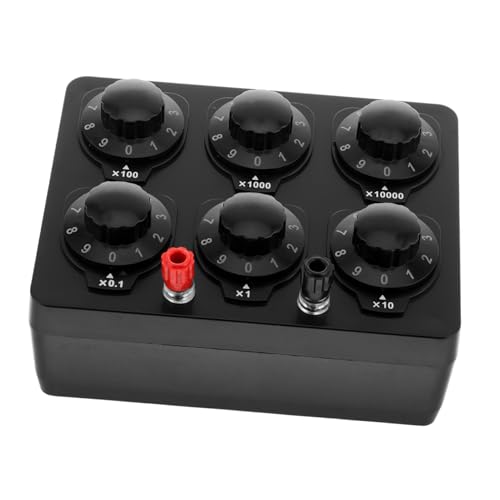 HOMOBABE Einstellbare Widerstandsbox 0-99999,9 Ohm Für Physikexperimente in Der Mittelschule, Schülergebrauch, Labor, Physikalisches Elektrisches Instrument von HOMOBABE