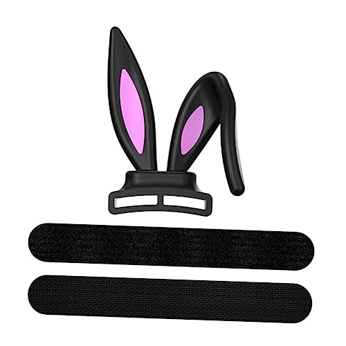 HOMOBABE Hasenohr Zubehör für Kopfhörer Silikon Dekoration für Headsets Leicht Langlebig für Cosplay Festliche Anlässe Süßes Design von HOMOBABE