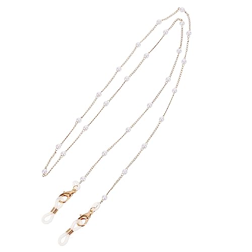 HOMOBABE Kopfhörerkette brillenhalter brillenständer Glasses Chain hängt Headset ohrenstöpsel Kopfhörer-Schlüsselband Kopfhörer Anti-verlorenes hängendes Seil Legierung Golden von HOMOBABE